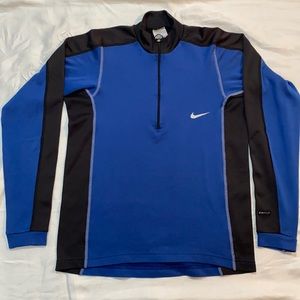 Nike ‘DRI-FIT’ Long Sleeved Pull-Over w/ Zip